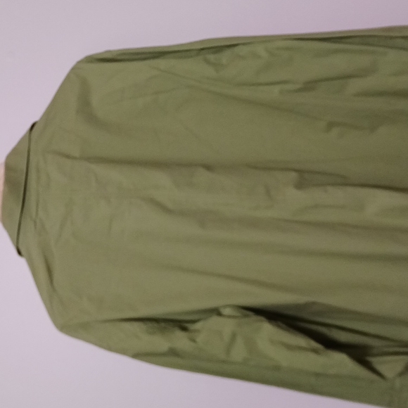 Rocawear Olive Green Mens XL Button down Shirt / Jacket Snaps to shorten sleeve - Picture 6 of 7